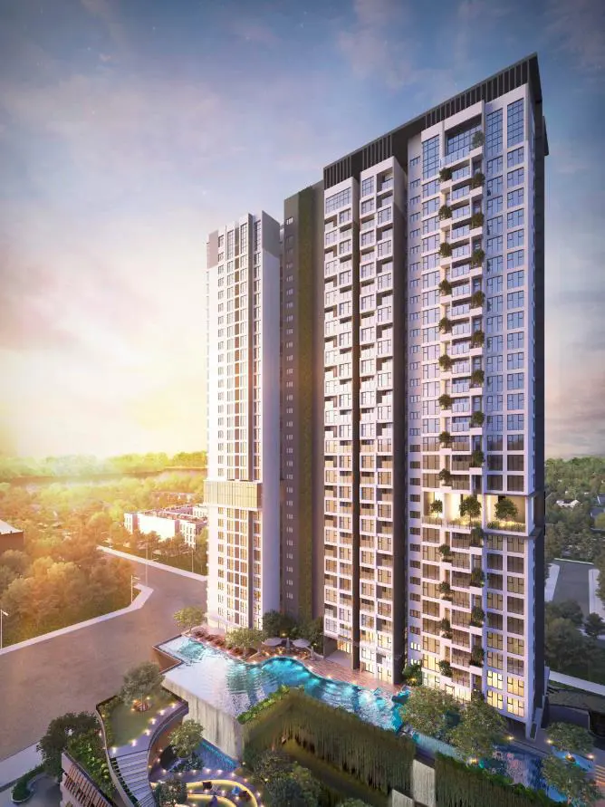 Phối cảnh tòa Altaz lúc hoàng hôn